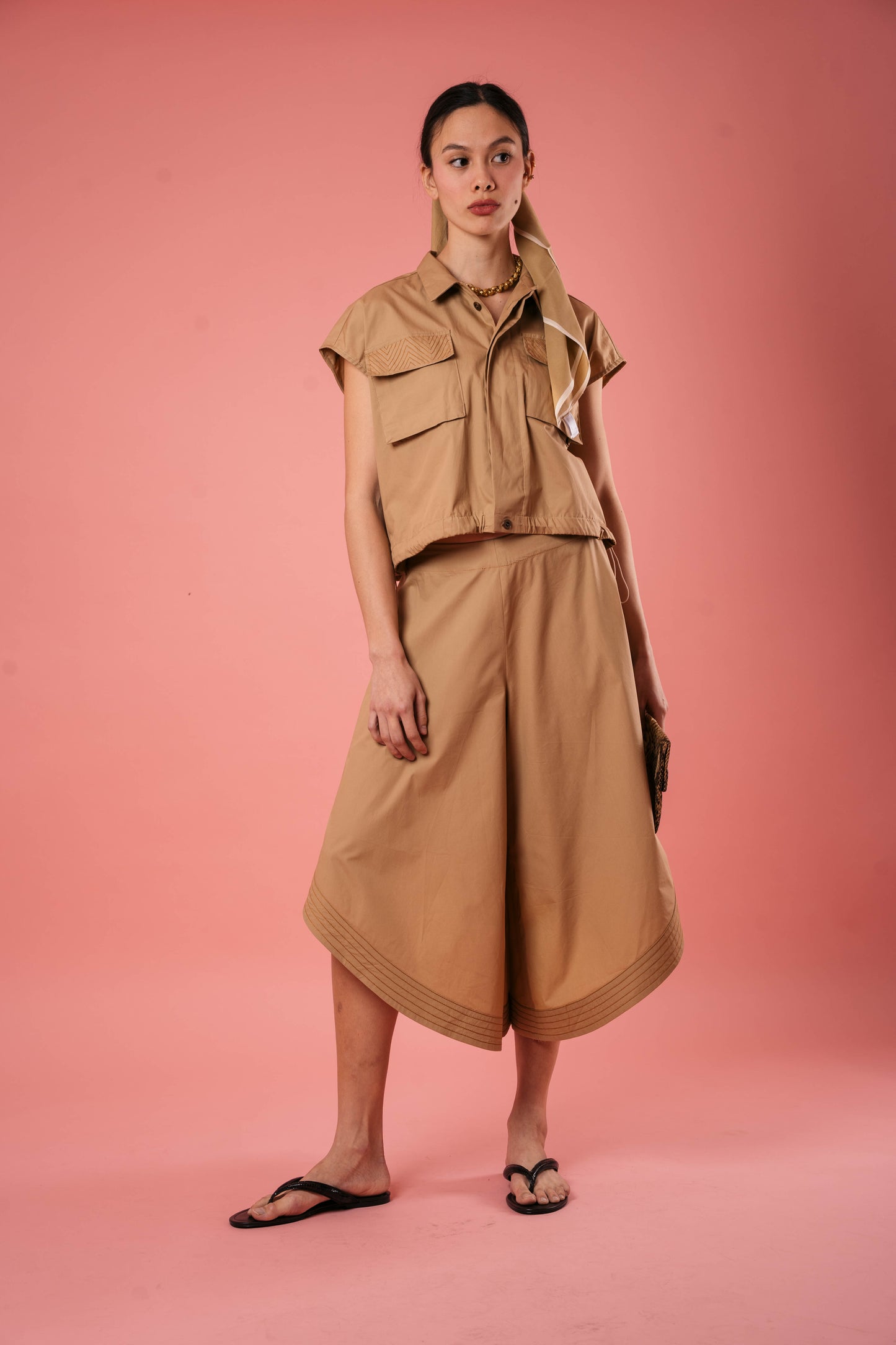 COOPER Culottes Set LATTE