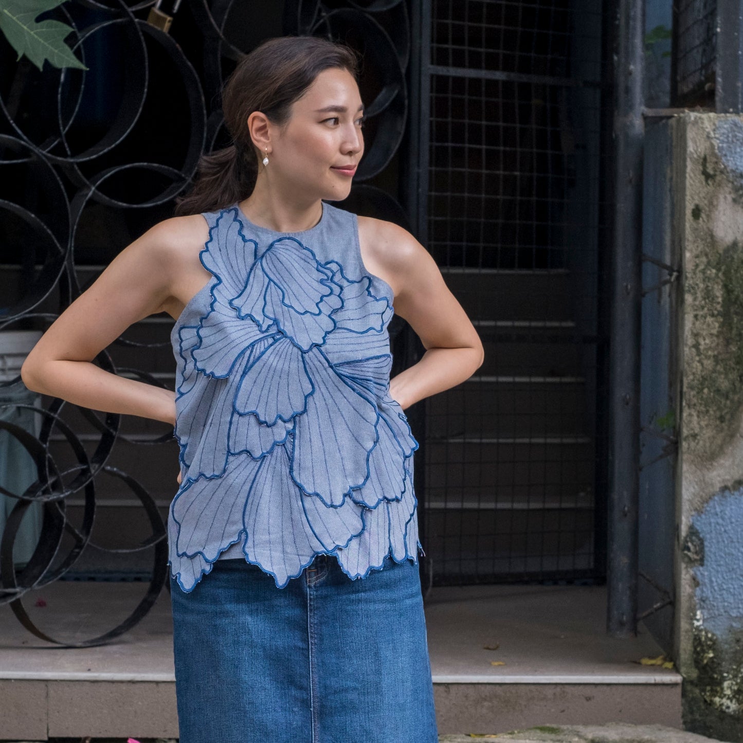 PETAL Top BLUE
