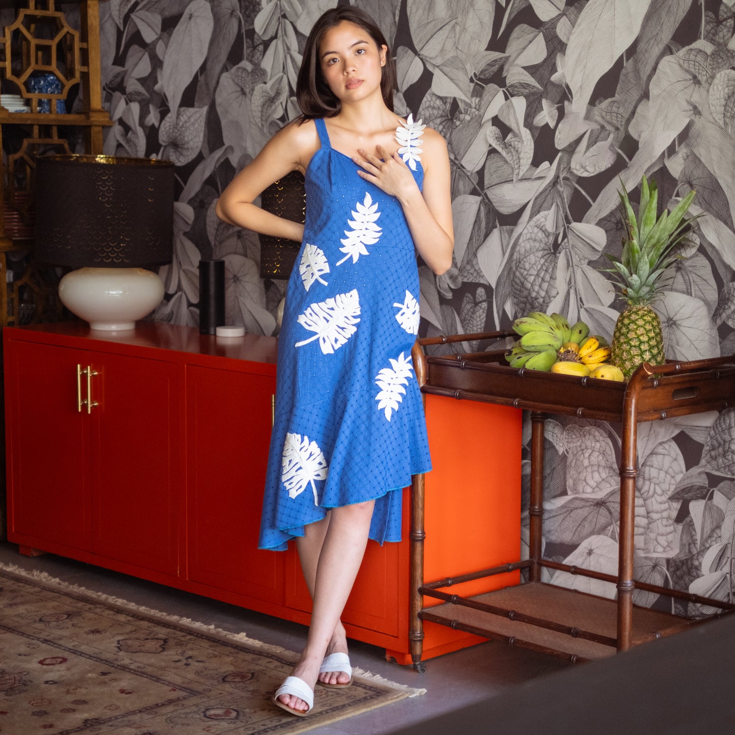 FELICIA Dress BLUE EYELET