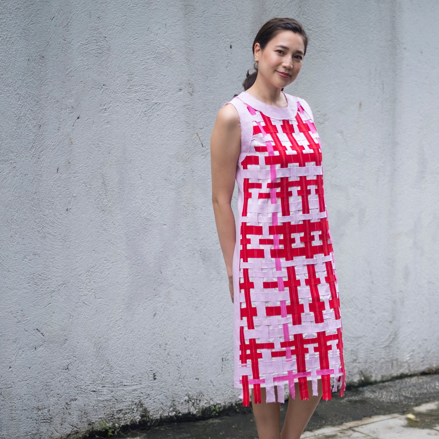 LINA Dress PINK/RED