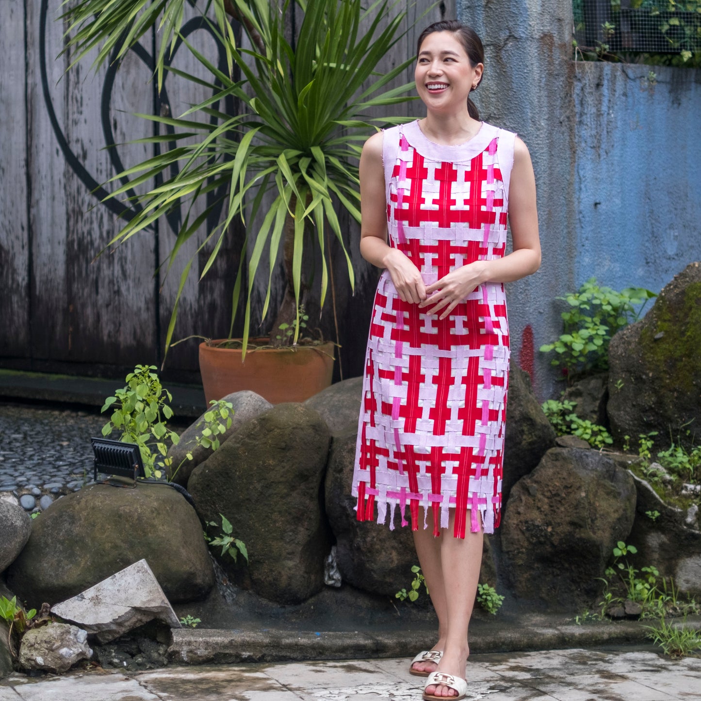 LINA Dress PINK/RED