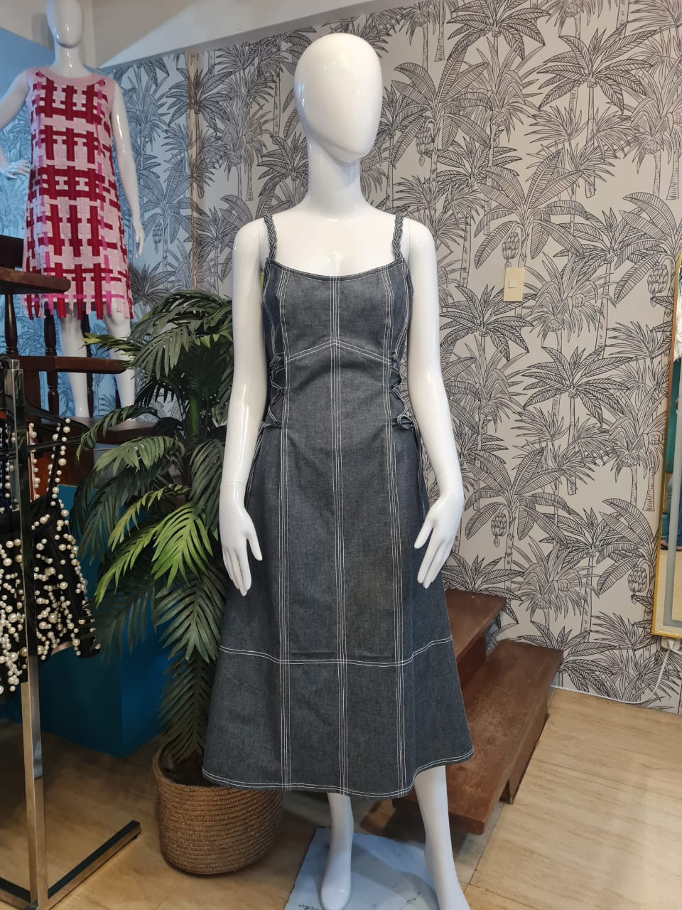 MIA Corset style Dress DENIM