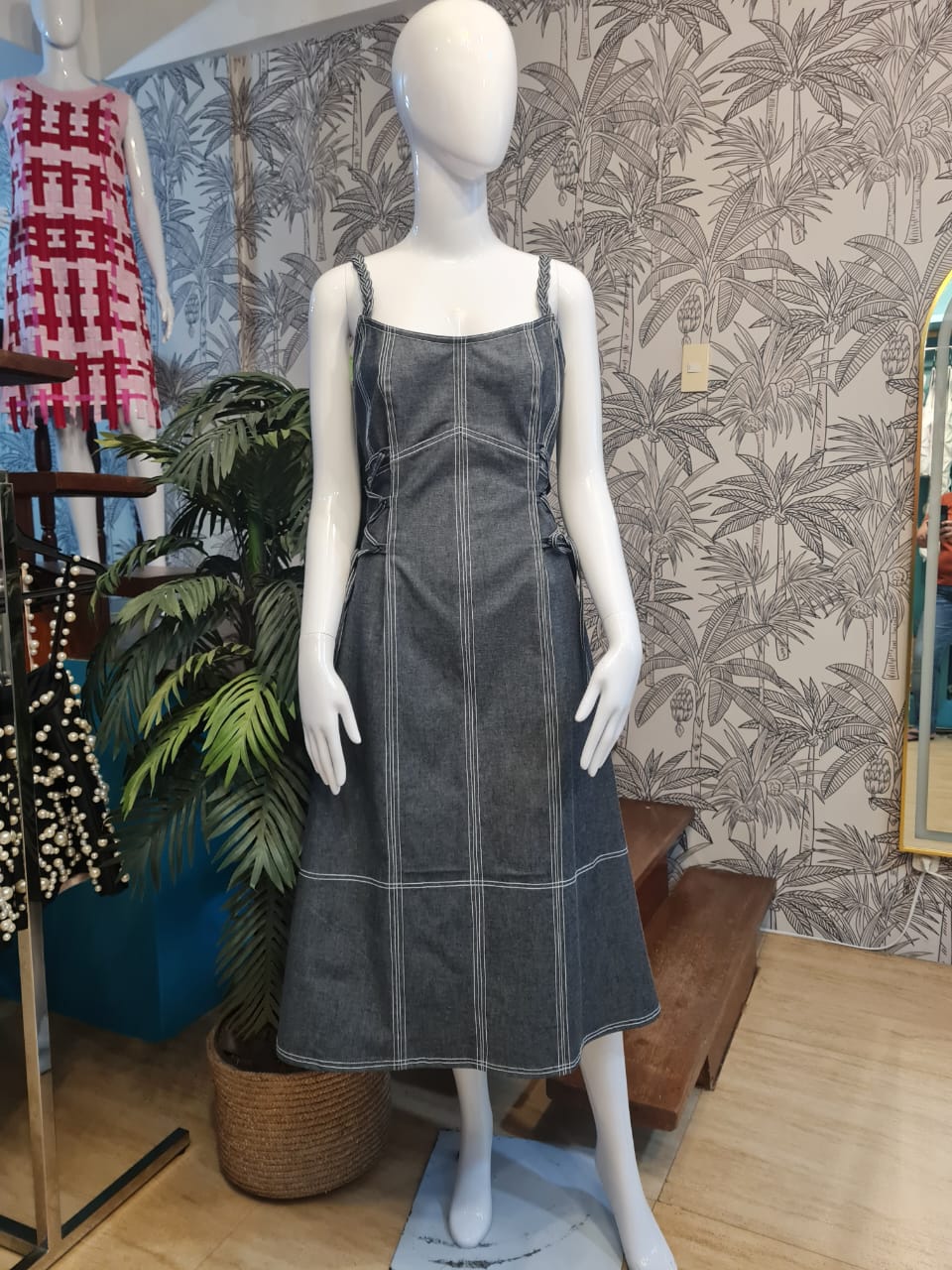 MIA Corset style Dress DENIM