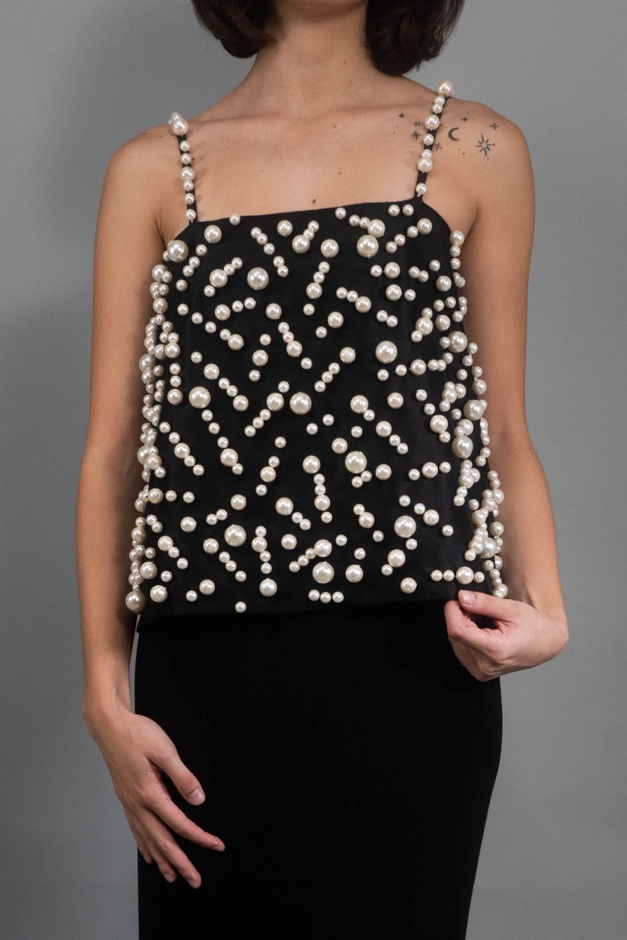 PIA Pearl Top BLACK