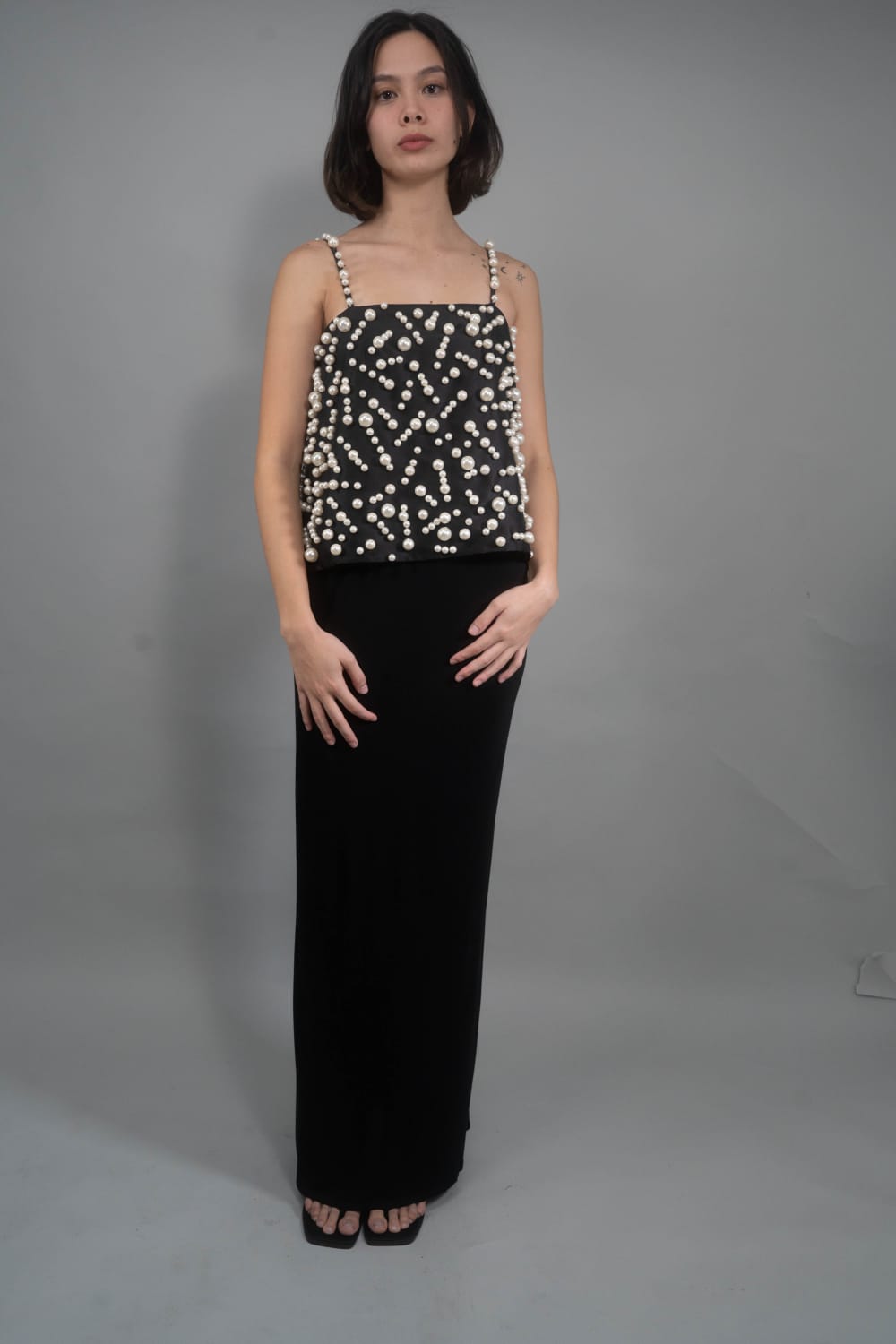 PIA Pearl Top BLACK
