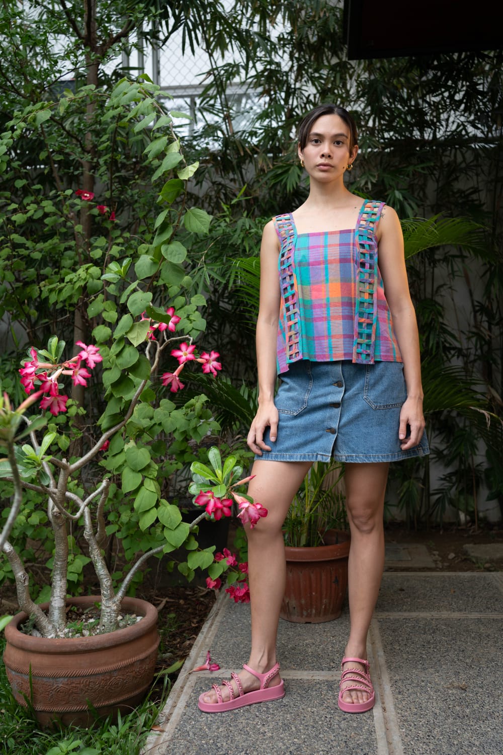 RINA Top PLAID