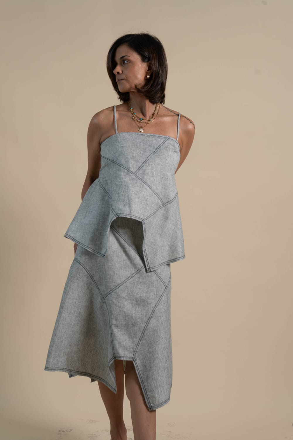 ANNA Top GREY