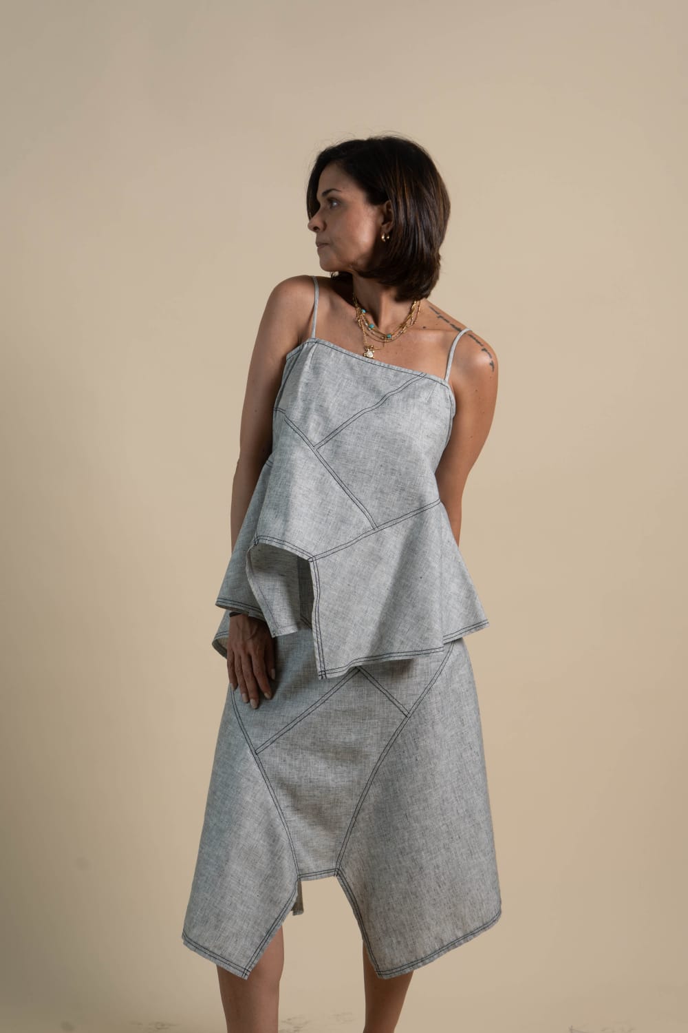 ANNA Top GREY