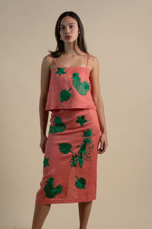 CELESTE Cami Top CORAL