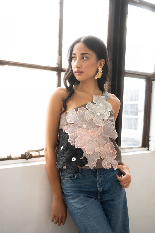 YANA One Shoulder Top