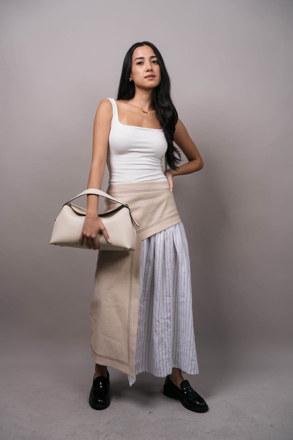 CLAIRE Skirt CREAM DENIM