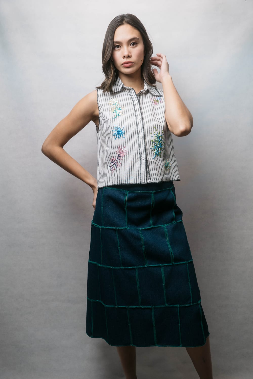 FLEUR Top STRIPE
