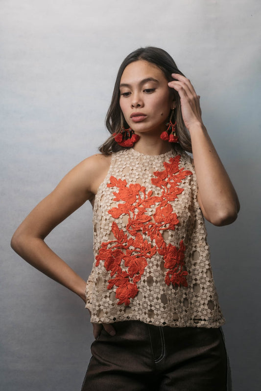 AMIKA Lace Top SLEEVELESS