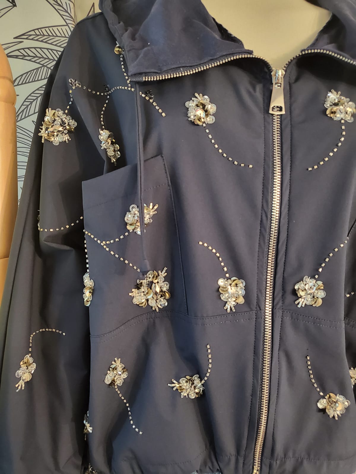 TWILIGHT Beaded Jacket NAVY