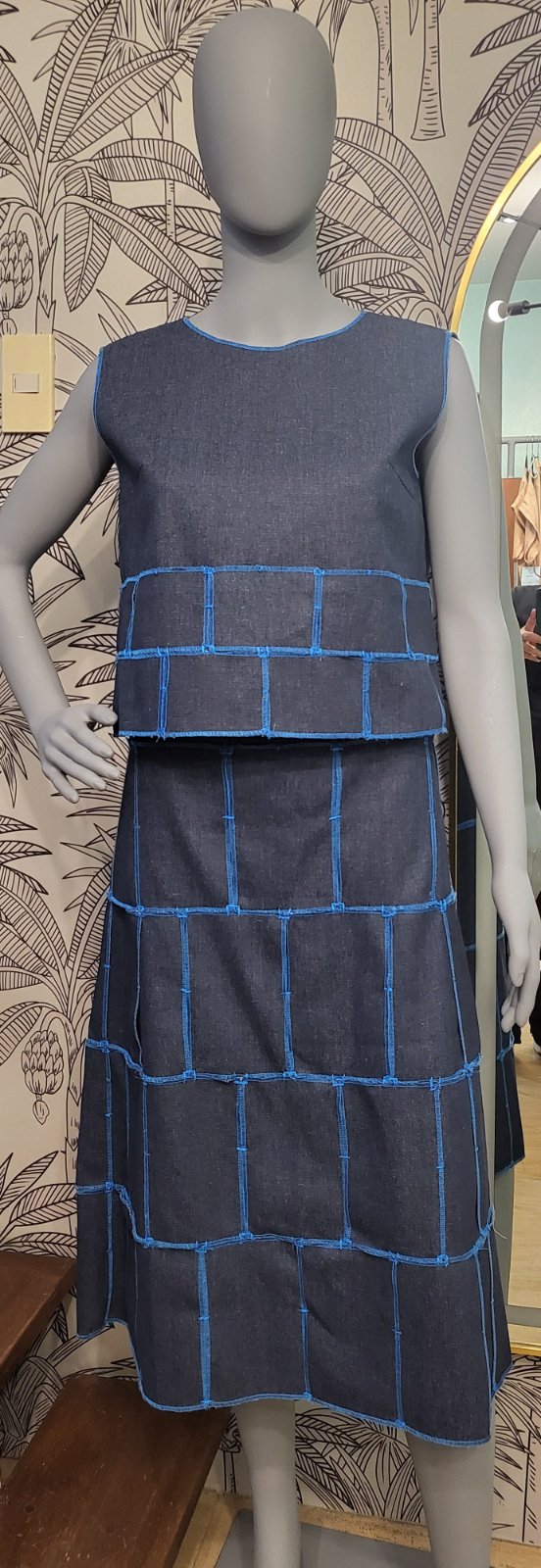 LIAM Skirt DENIM / TURQUOISE MERROW