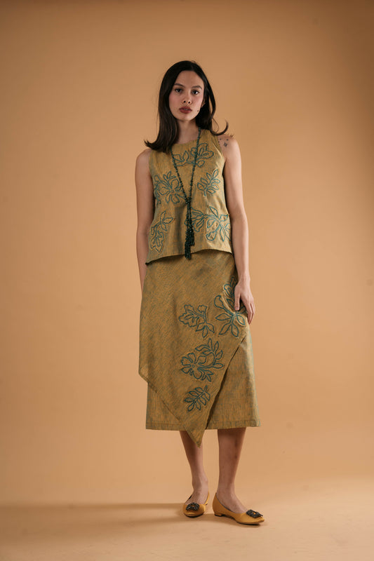 HINT Skirt CHARTREUSE