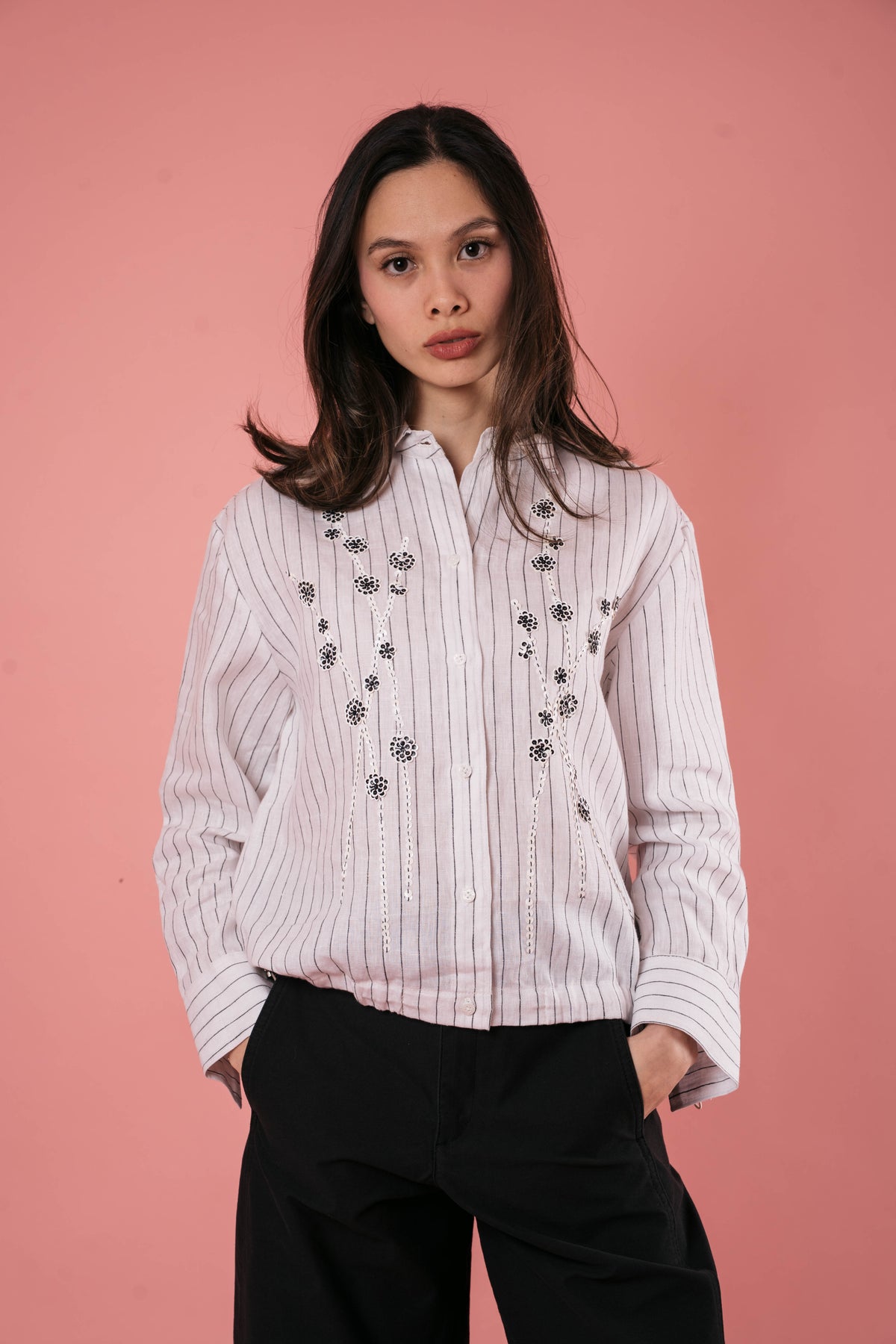 TAYLOR Polo B&W STRIPES