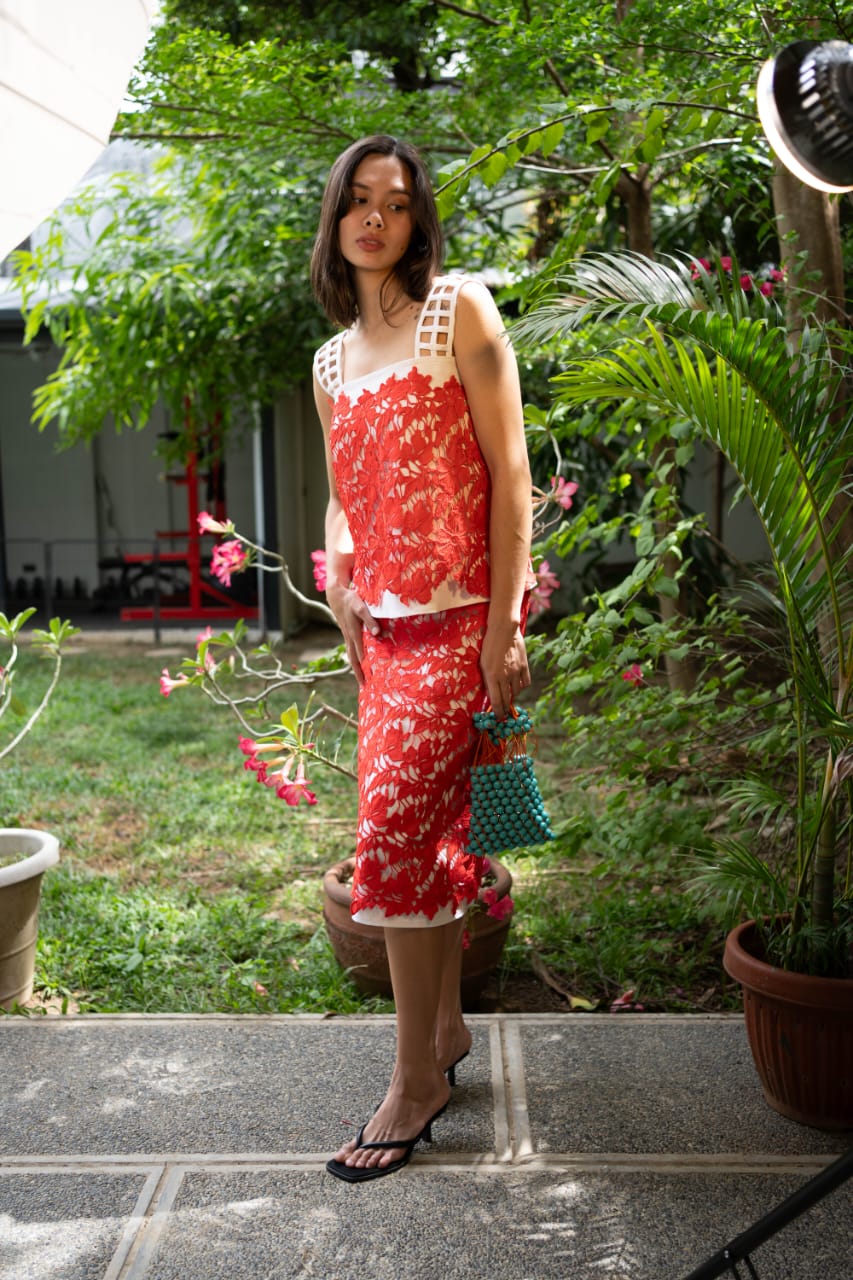 PERRY Skirt RED