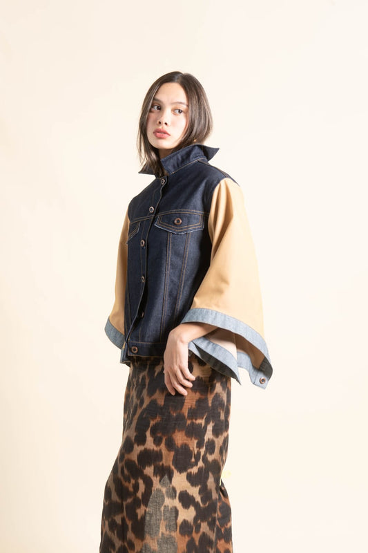 ELLE Denim Jacket KHAKI