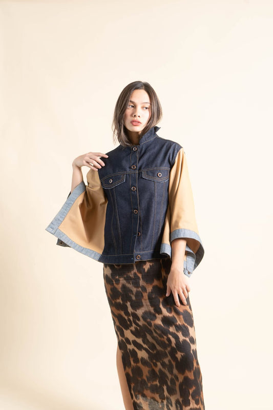 ELLE Denim Jacket KHAKI