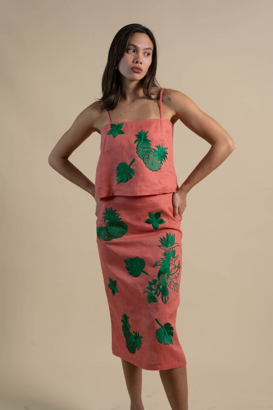 CELESTE Skirt CORAL