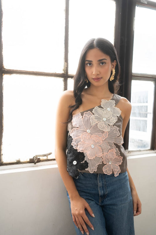 YANA One Shoulder Top