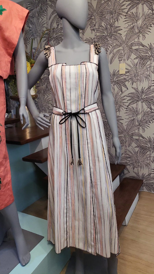 ONYX Stripe Dress BLACK