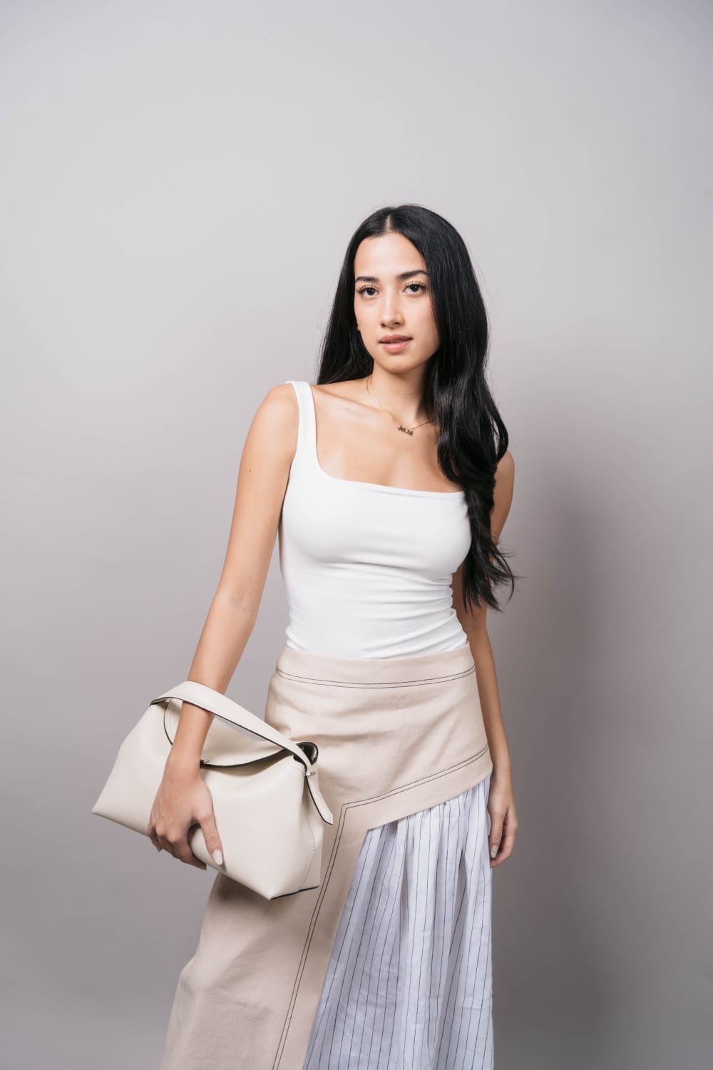 CLAIRE Skirt CREAM DENIM