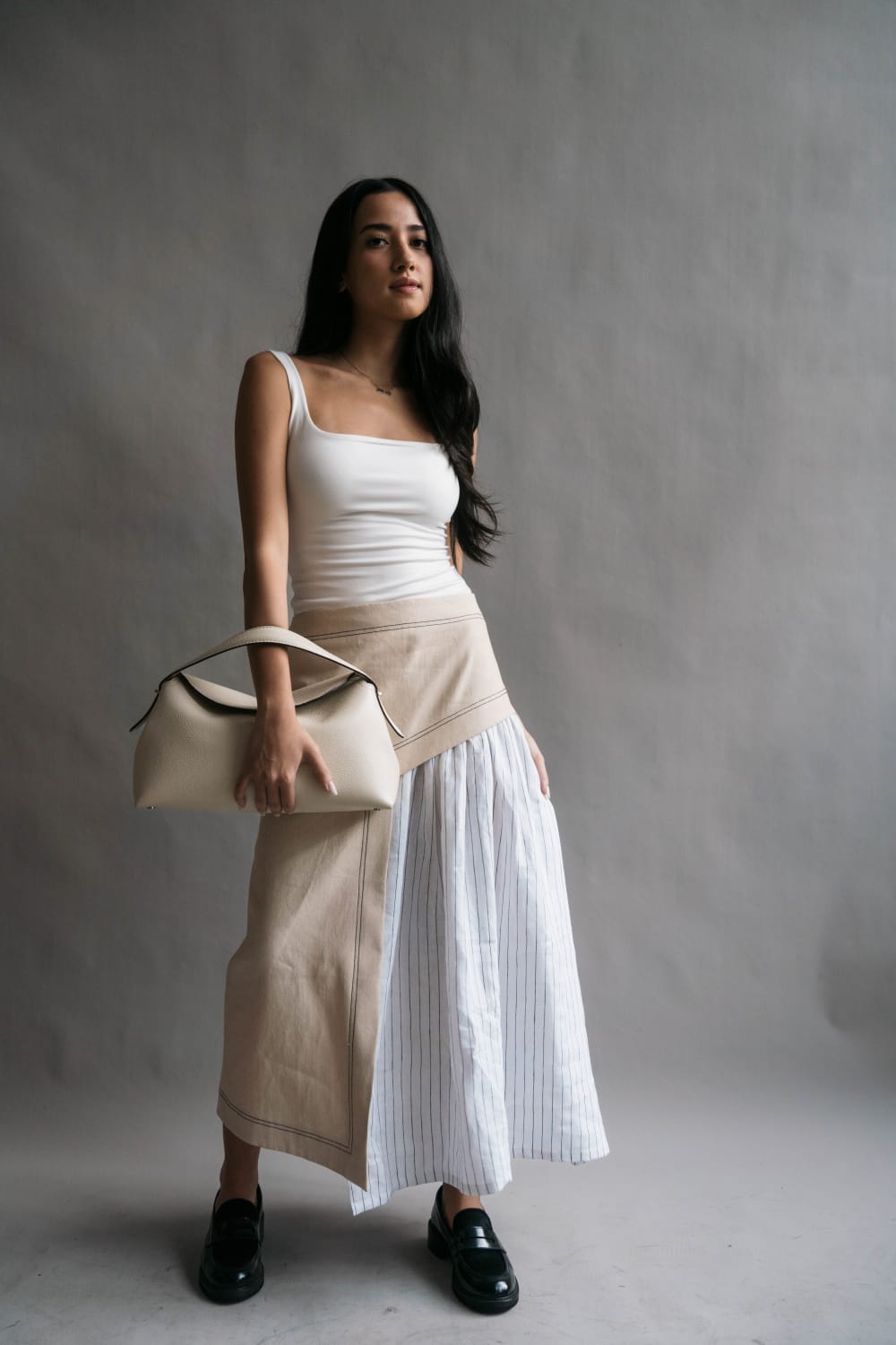 CLAIRE Skirt CREAM DENIM