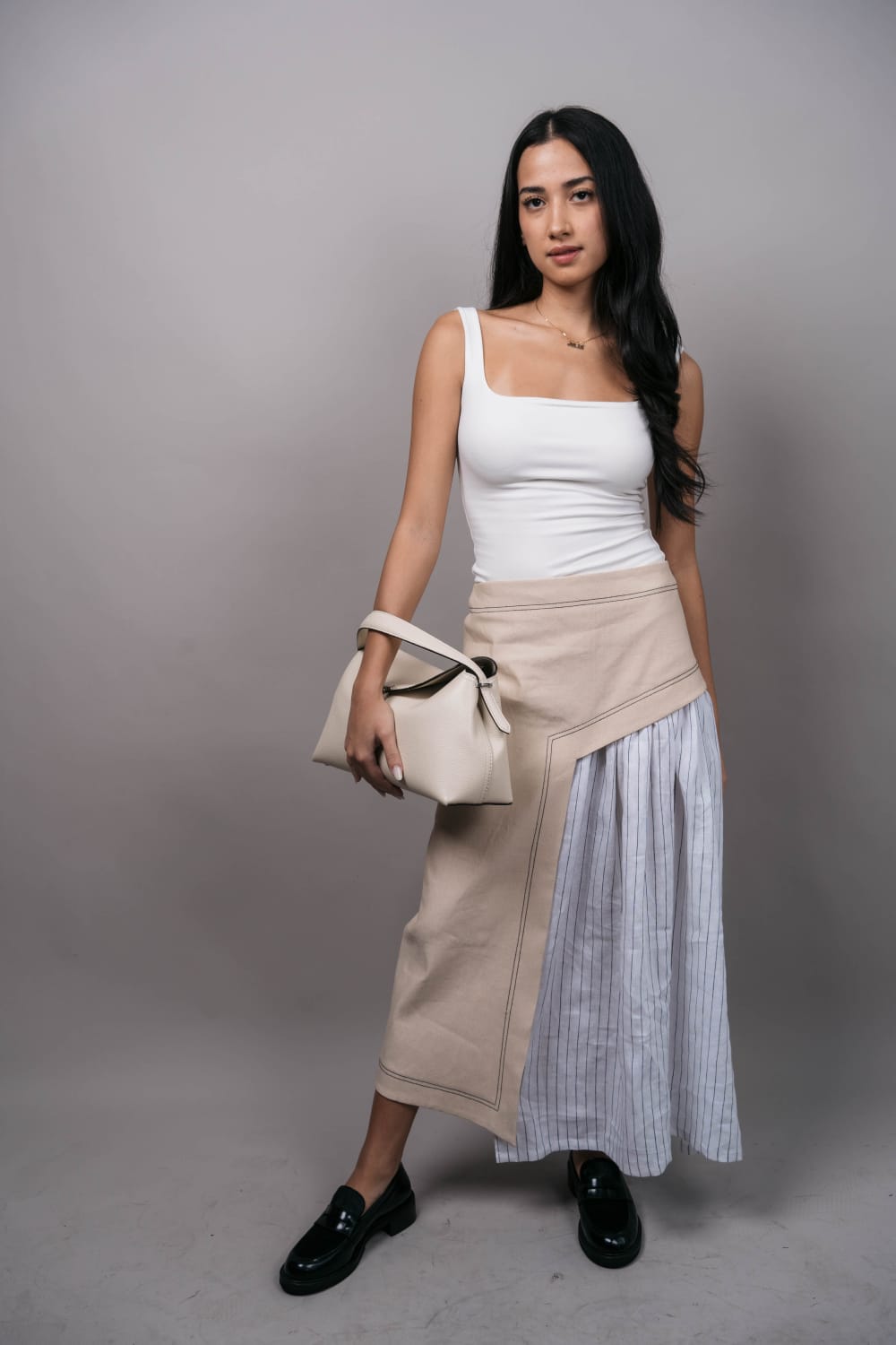 CLAIRE Skirt CREAM DENIM