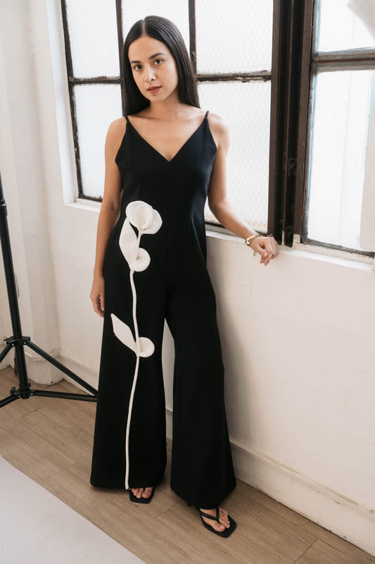 CARINE Jumpsuit BLACK