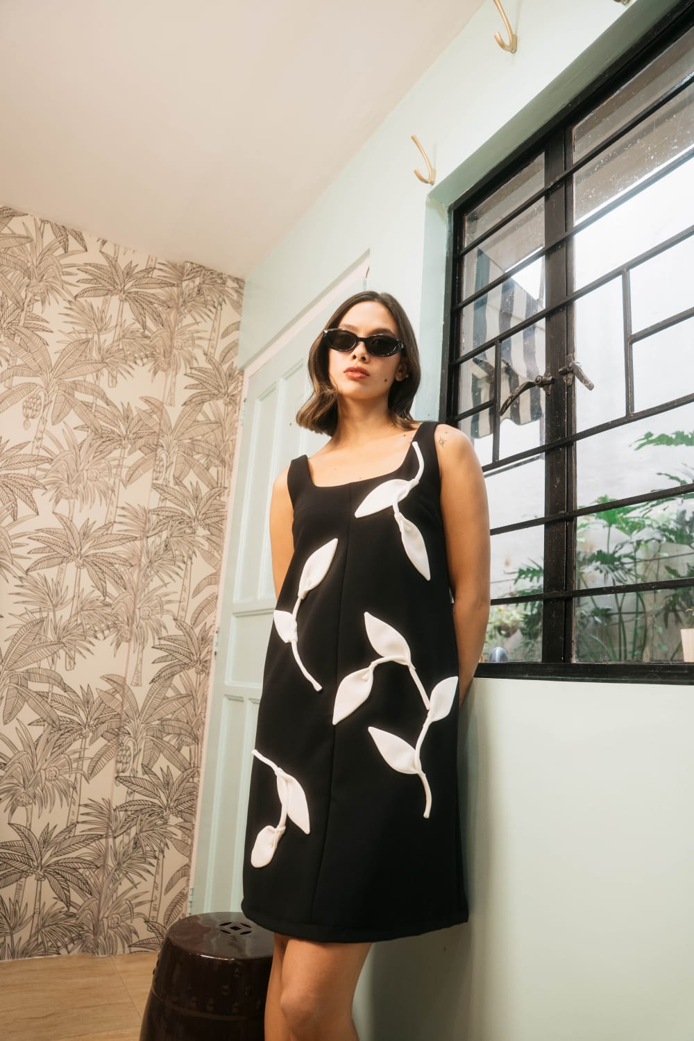 TATI Dress BLACK / WHITE