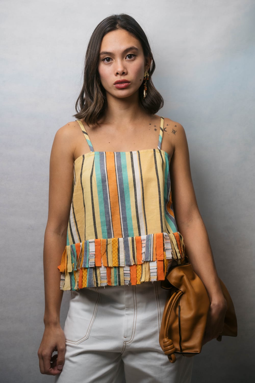 INDIE Top YELLOW STRIPE