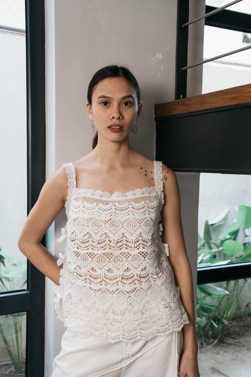 IVY Lace Top WHITE