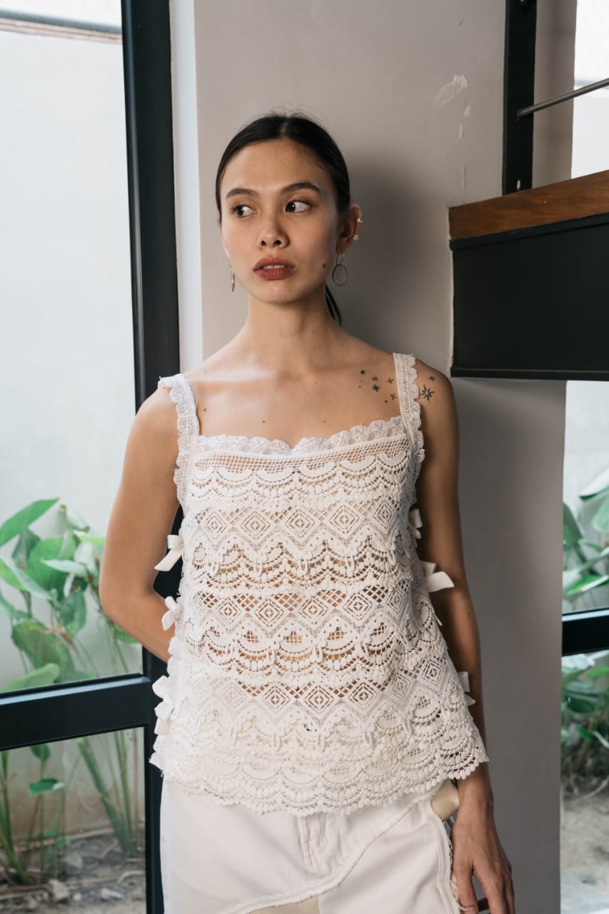 IVY Lace Top WHITE