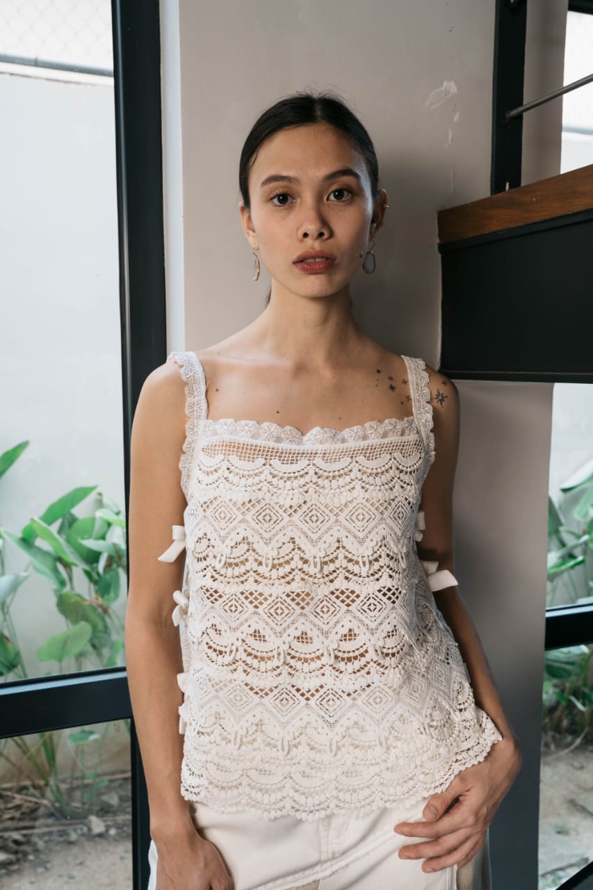IVY Lace Top WHITE