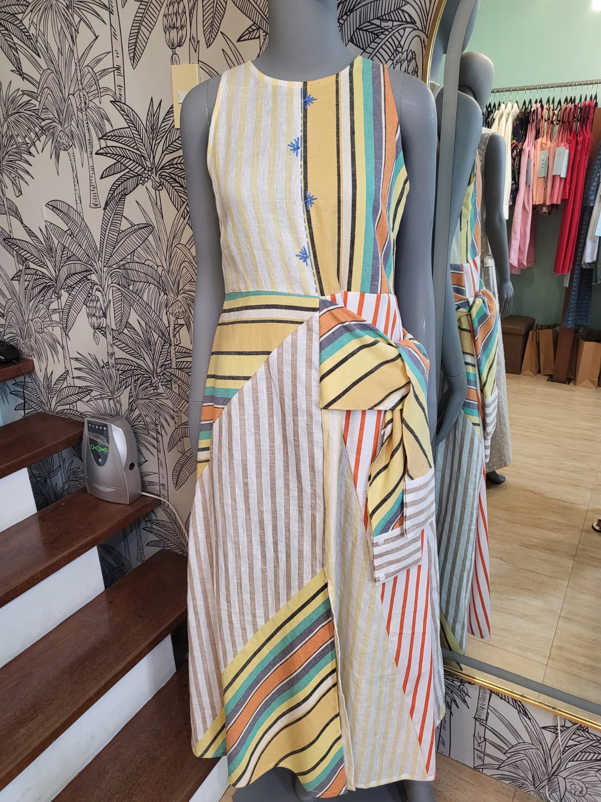 GIA Dress MULTI STRIPES