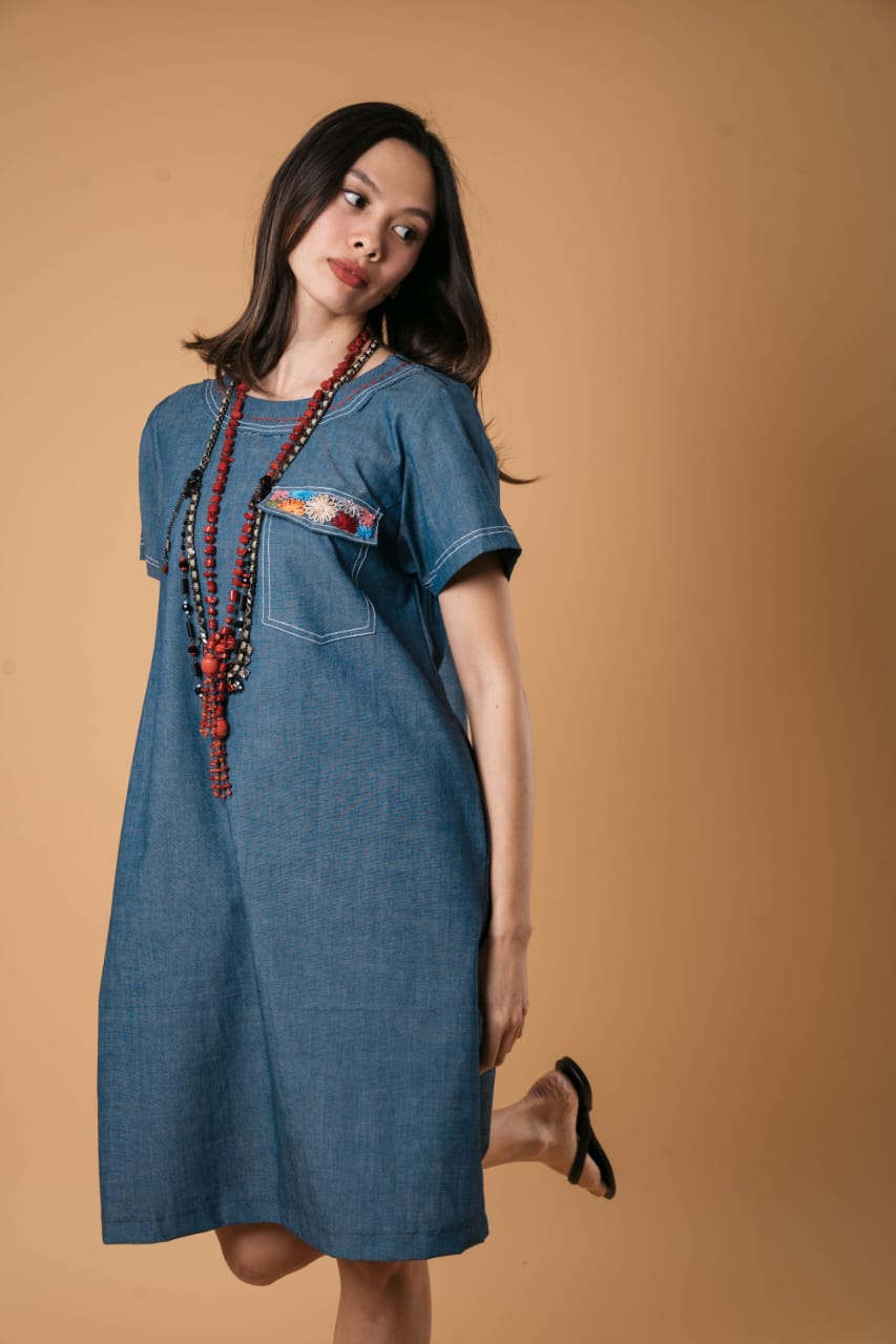 AUDREY Dress DENIM
