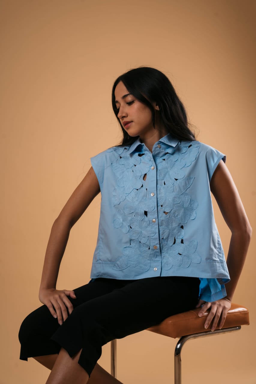 OWEN Shirtjack PALE BLUE