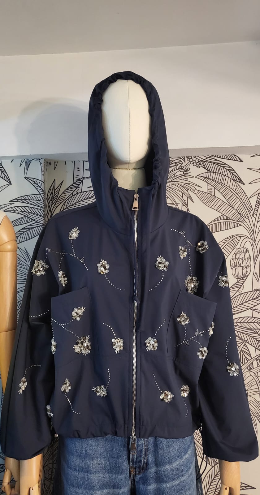 TWILIGHT Beaded Jacket NAVY