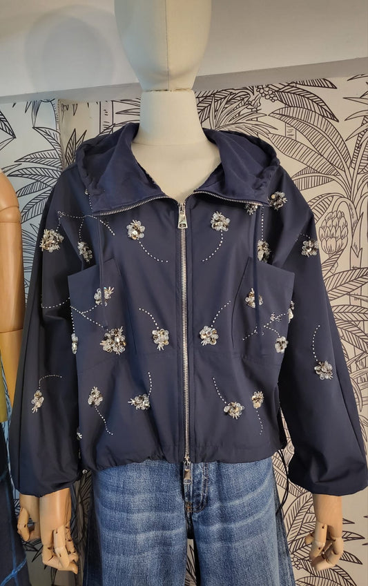 TWILIGHT Beaded Jacket NAVY