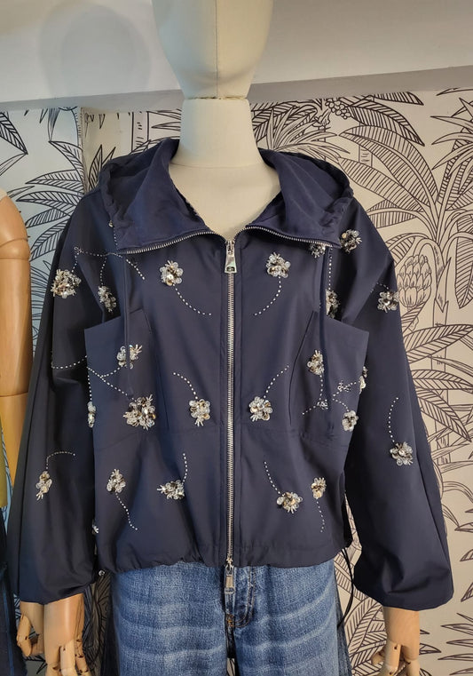 TWILIGHT Beaded Jacket NAVY