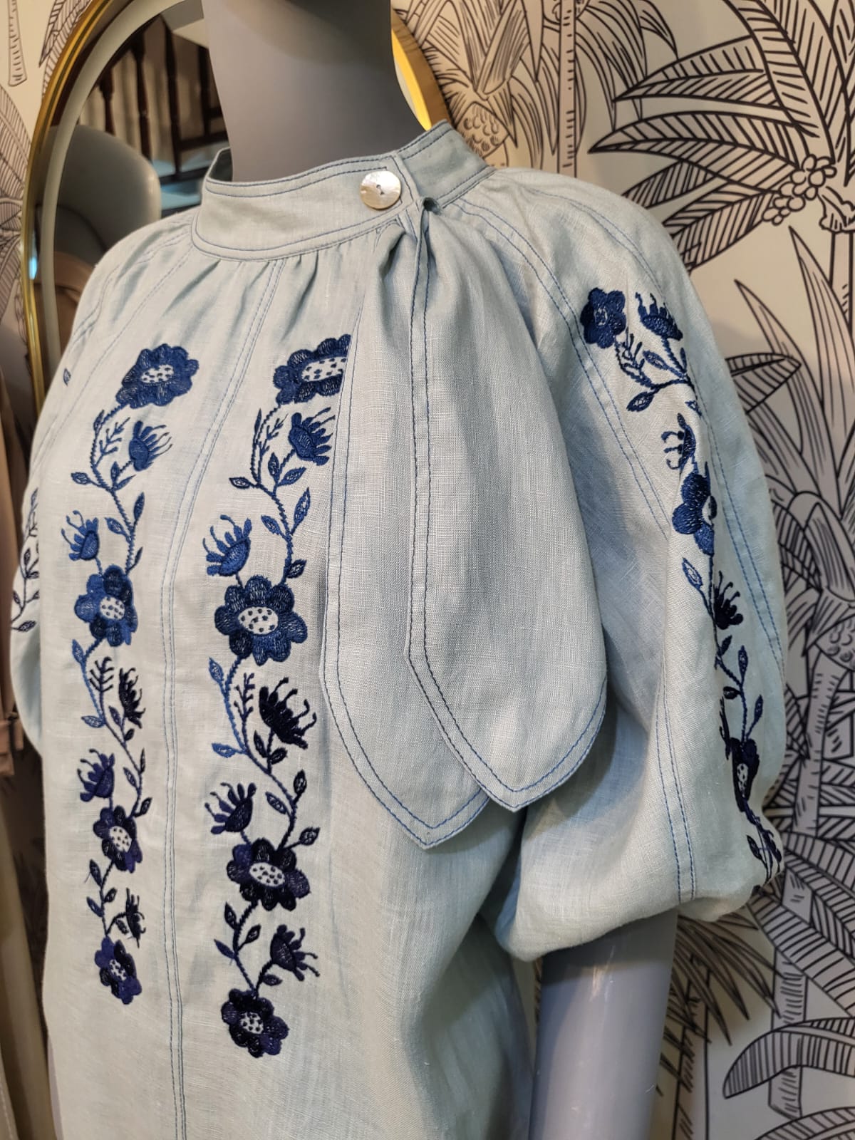 LANTERN Dress LIGHT BLUE