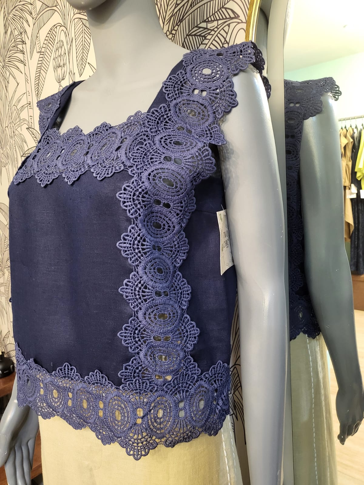 HEAVENLY Top NAVY