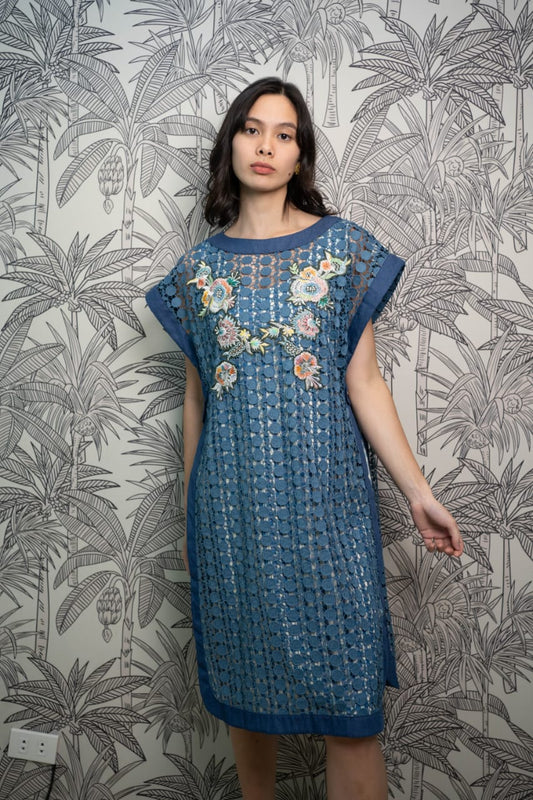 FELICIA Kimona Dress EMBROIDERED